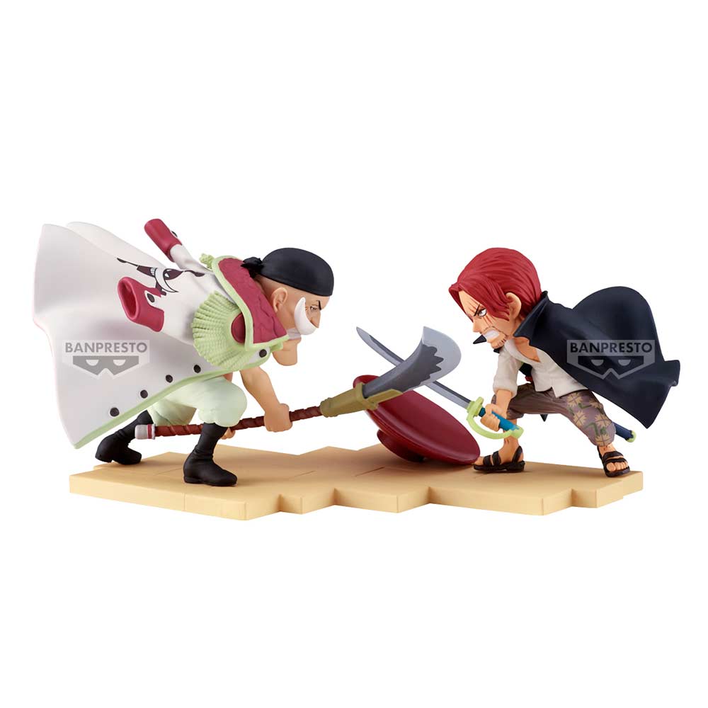 (PO) One Piece World Collectable Figure Log Stories - Edward Newgate VS Shank