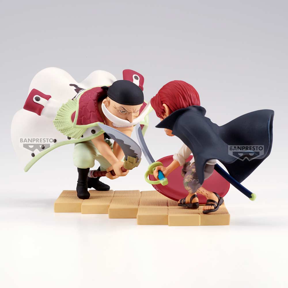 (PO) One Piece World Collectable Figure Log Stories - Edward Newgate VS Shank