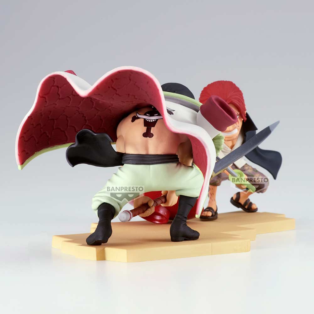 (PO) One Piece World Collectable Figure Log Stories - Edward Newgate VS Shank