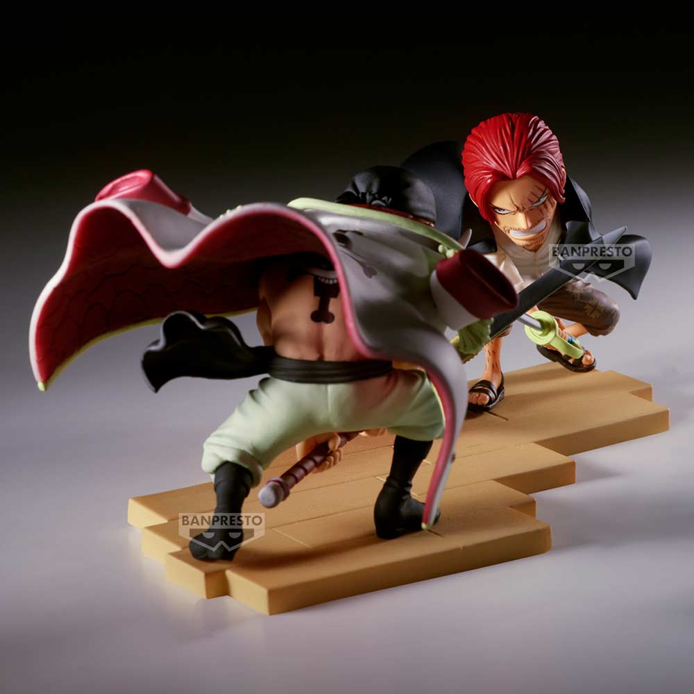 (PO) One Piece World Collectable Figure Log Stories - Edward Newgate VS Shank