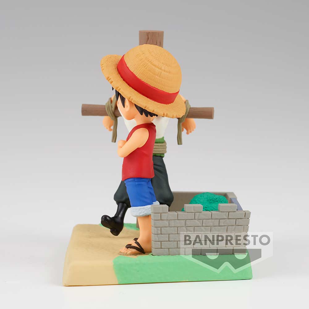 (PO) One Piece World Collectable Figure Log Stories - Monkey.D.Luffy & Roronoa Zoro