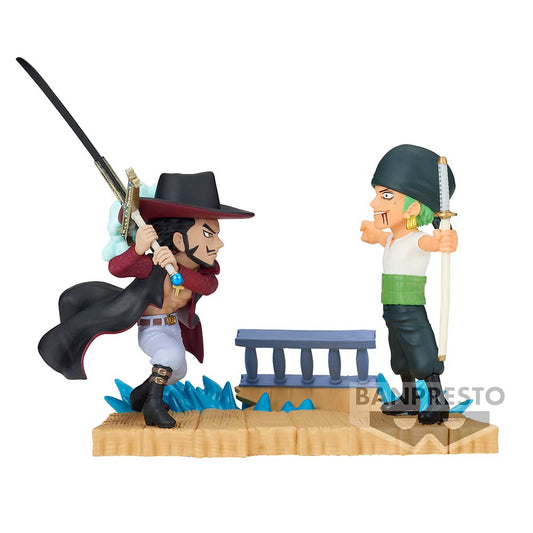 (PO) One Piece World Collectable Figure Log Stories - Roronoa Zoro VS Dracula Mihawk