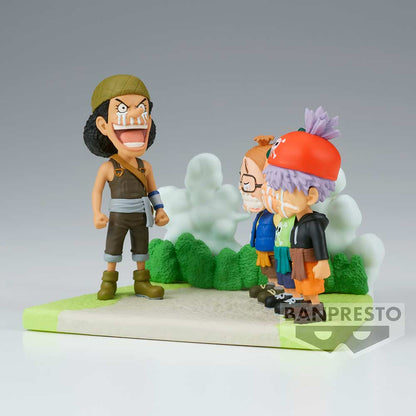 (PO) One Piece World Collectable Figure Log Stories - Usopp (Usopp Pirates w/Ninjin, Piiman and Tamanegi)