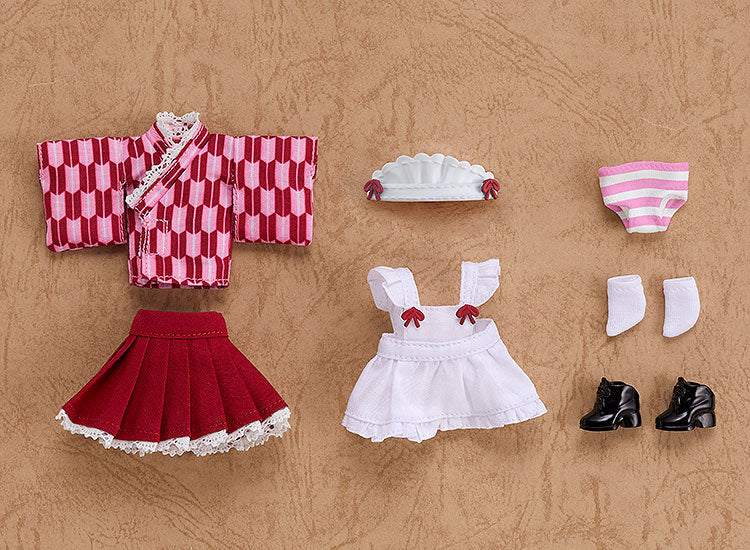 (PO) Nendoroid Doll Set Japanese Style Maid Sakura Color (Pink)