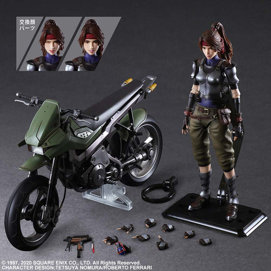 (PO) Final Fantasy VII Remake Play Arts Kai - Jessie & Bike Set (Int ver)