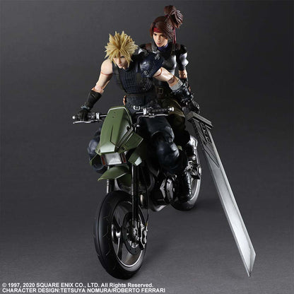 (PO) Final Fantasy VII Remake Play Arts Kai - Jessie & Cloud & Bike Set (Int ver)