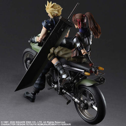 (PO) Final Fantasy VII Remake Play Arts Kai - Jessie & Cloud & Bike Set (Int ver)