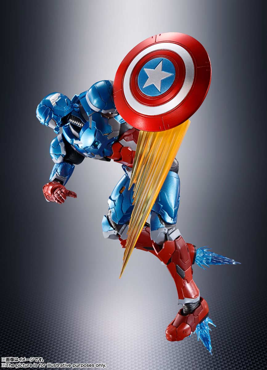 (PO) S.H.Figuarts Captain America (Tech on Avengers)