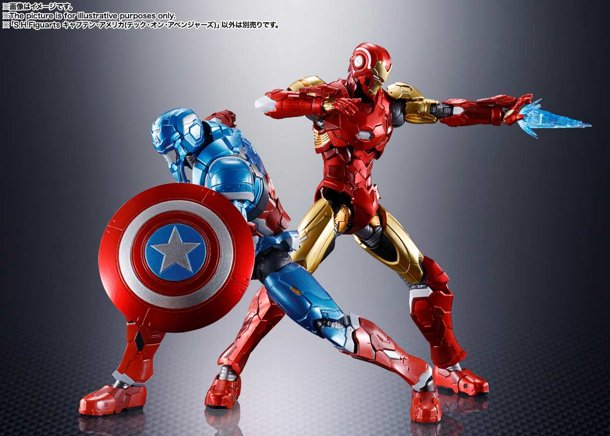 (PO) S.H.Figuarts Captain America (Tech on Avengers)