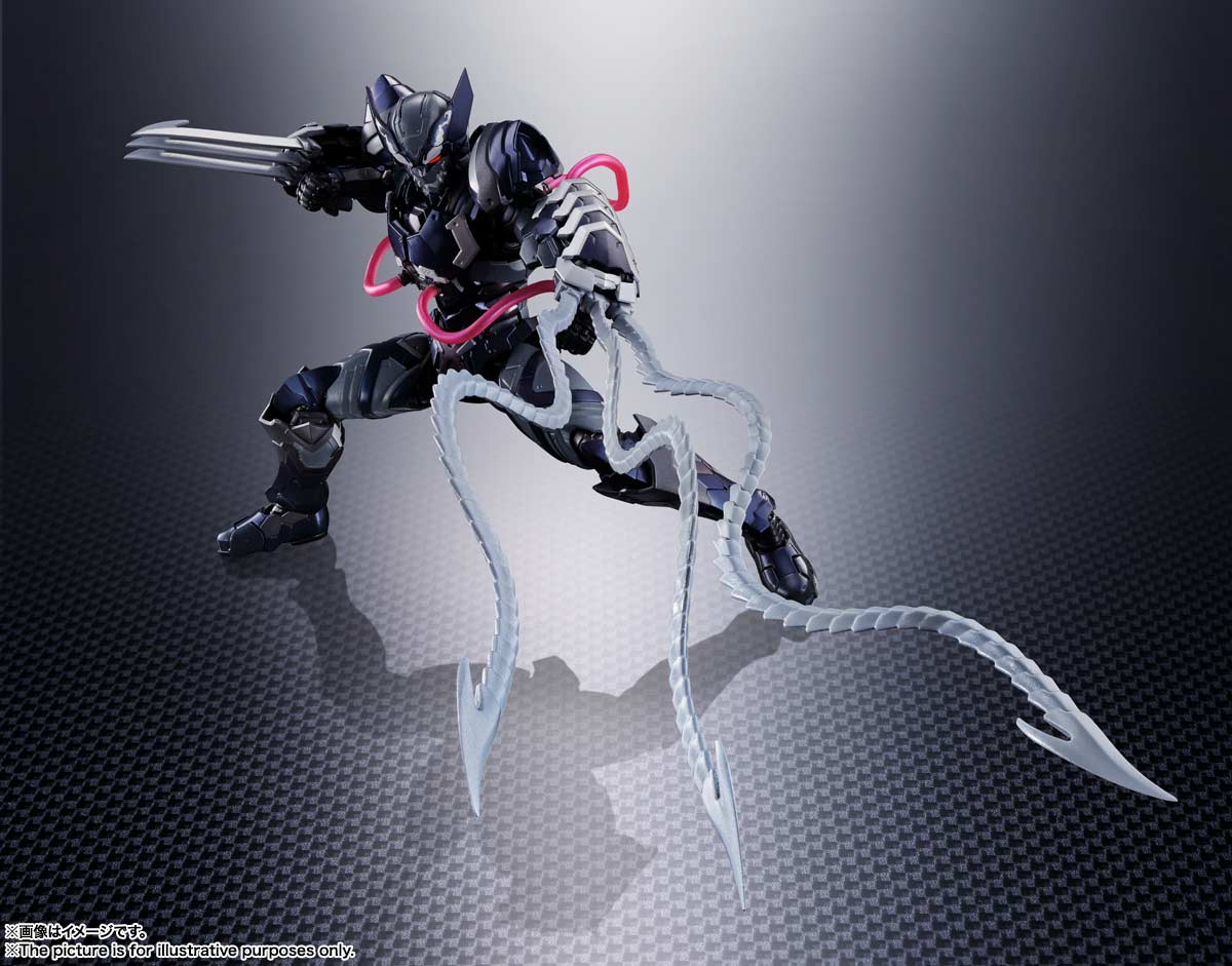 (PO) S.H.Figuarts Venom Symbiote Wolverine (Tech on Avengers)