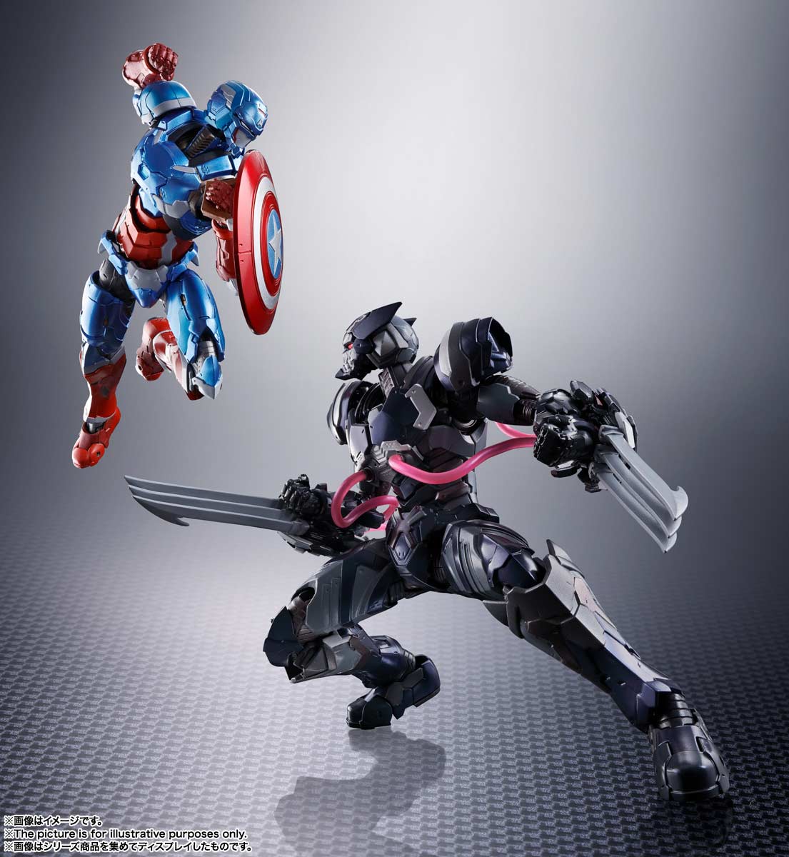 (PO) S.H.Figuarts Venom Symbiote Wolverine (Tech on Avengers)