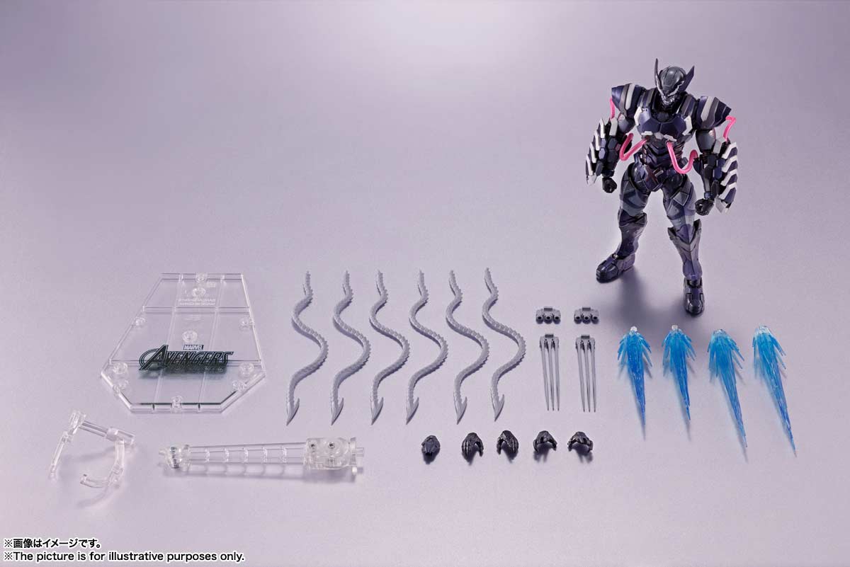 (PO) S.H.Figuarts Venom Symbiote Wolverine (Tech on Avengers)