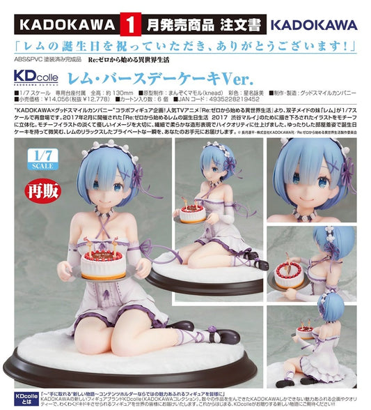 (PO) RE:Zero Starting Life in Another World - Rem Birthday Cake Ver. (Re-issue)