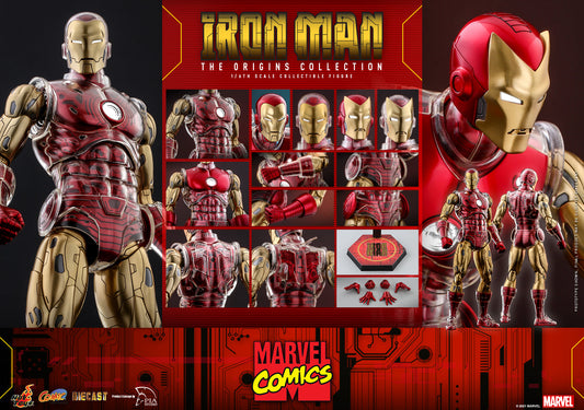(PO) Comic Masterpiece Series Diecast CMS07D37 - Marvel Comics - Iron Man [The Origins Collection]