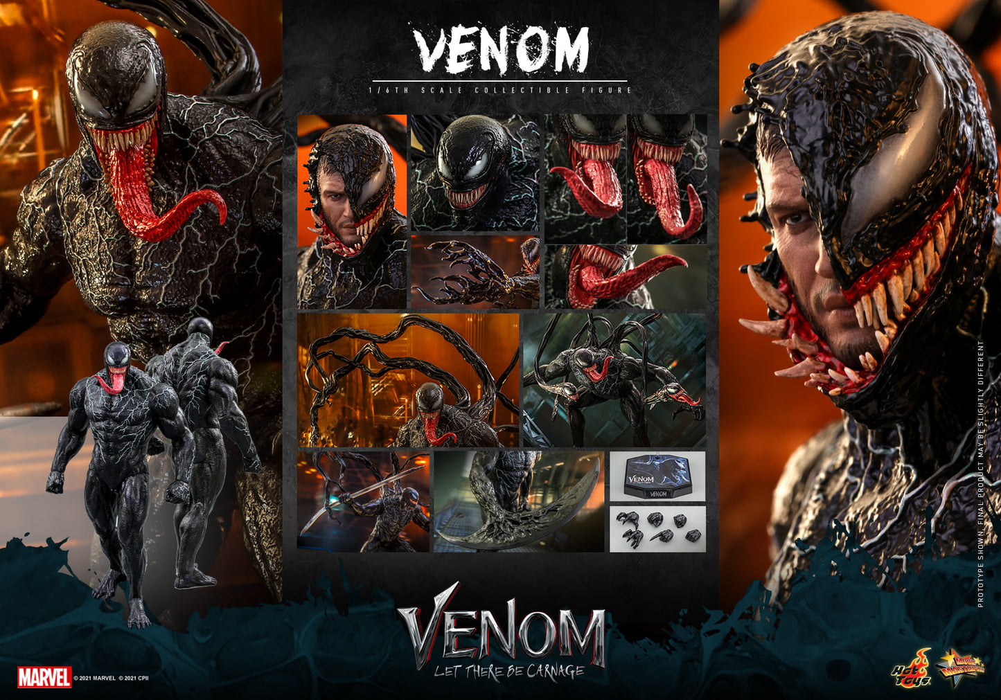 (PO) Movie Masterpiece Series MMS626 - Venom: Let There Be Carnage - Venom