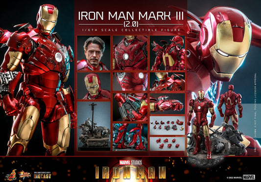 (PO) Movie Masterpiece Series Diecast MMS664D48 - Iron Man - Iron Man Mark III (2.0)