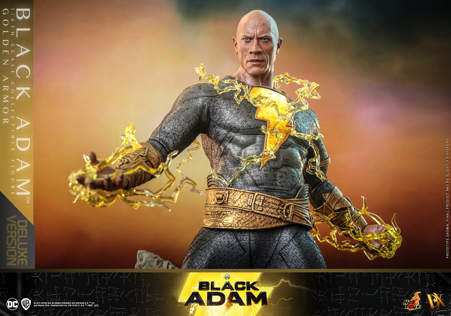 (PO) Deluxe Series DX29 - Black Adam - Black Adam (Golden Armor) (Deluxe Version)