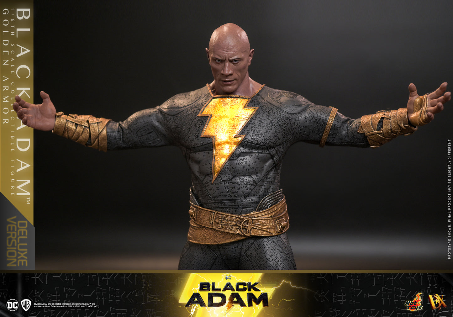 (PO) Deluxe Series DX29 - Black Adam - Black Adam (Golden Armor) (Deluxe Version)