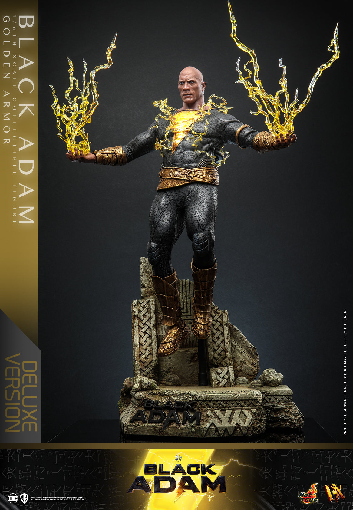 (PO) Deluxe Series DX29 - Black Adam - Black Adam (Golden Armor) (Deluxe Version)