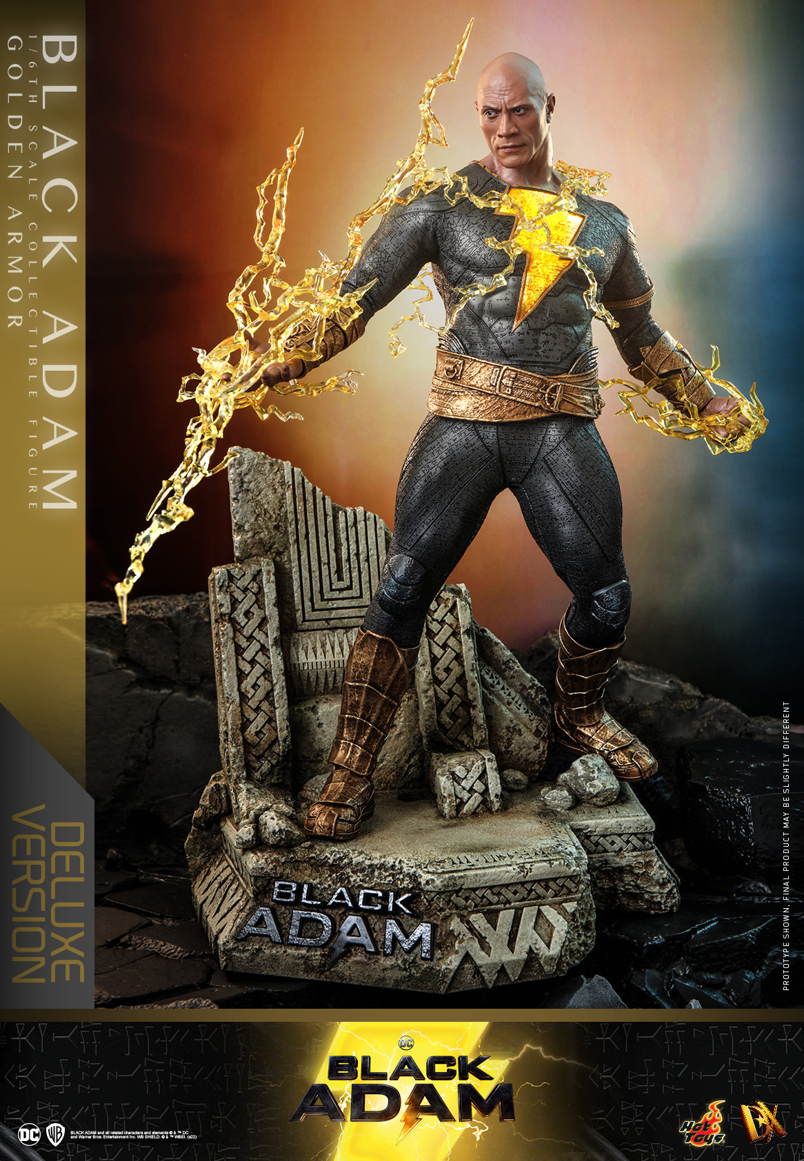 (PO) Deluxe Series DX29 - Black Adam - Black Adam (Golden Armor) (Deluxe Version)