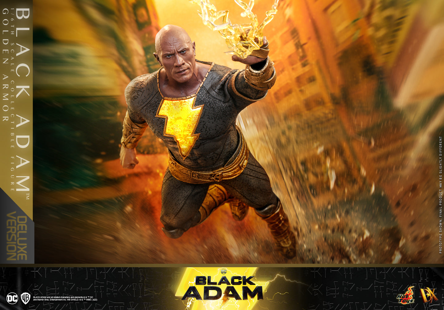 (PO) Deluxe Series DX29 - Black Adam - Black Adam (Golden Armor) (Deluxe Version)