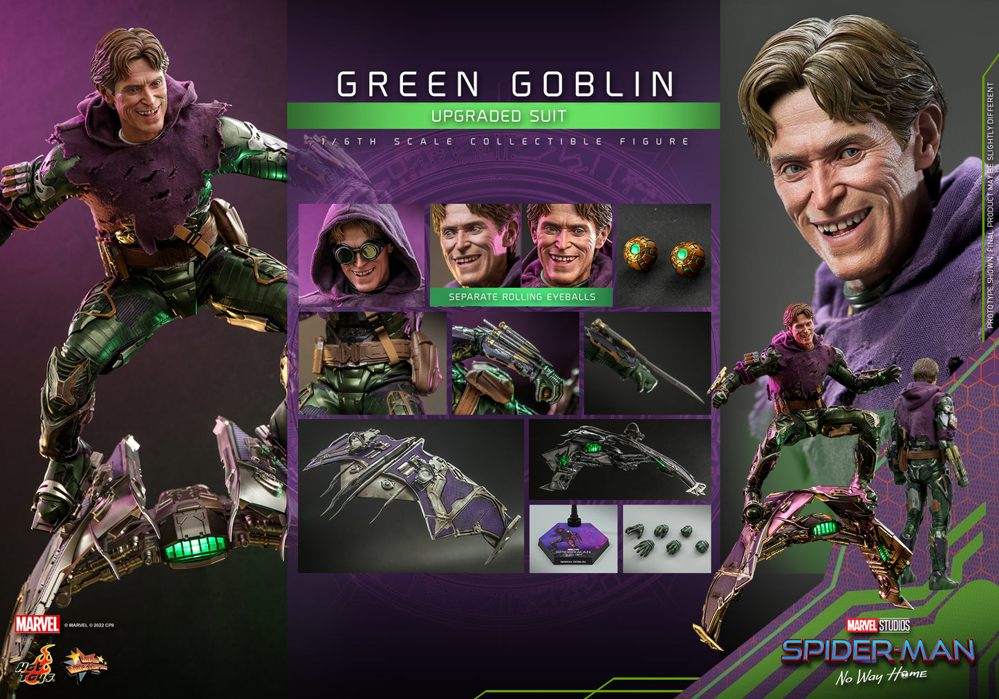 (PO) Movie Masterpiece Series MMS674 - Spider-Man: No Way Home - Green Goblin (Upgraded Suit)