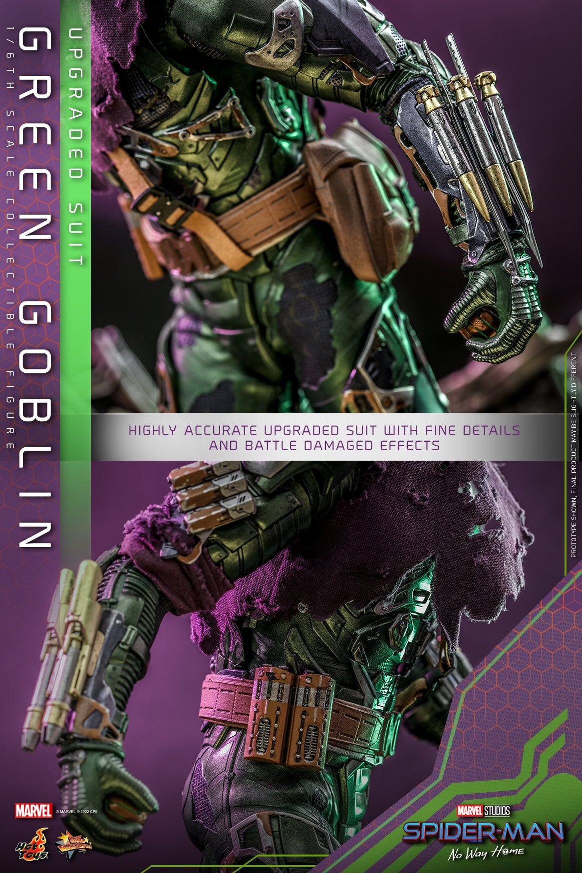 (PO) Movie Masterpiece Series MMS674 - Spider-Man: No Way Home - Green Goblin (Upgraded Suit)