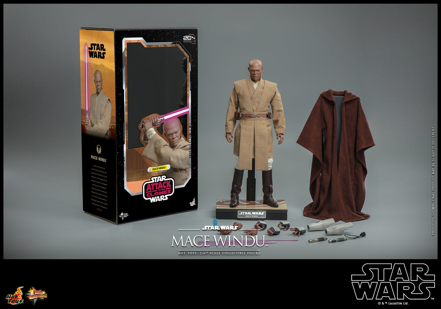 (PO) Movie Masterpiece Series MMS681 - Star Wars: Episode II Attack of the Clones - Mace Windu