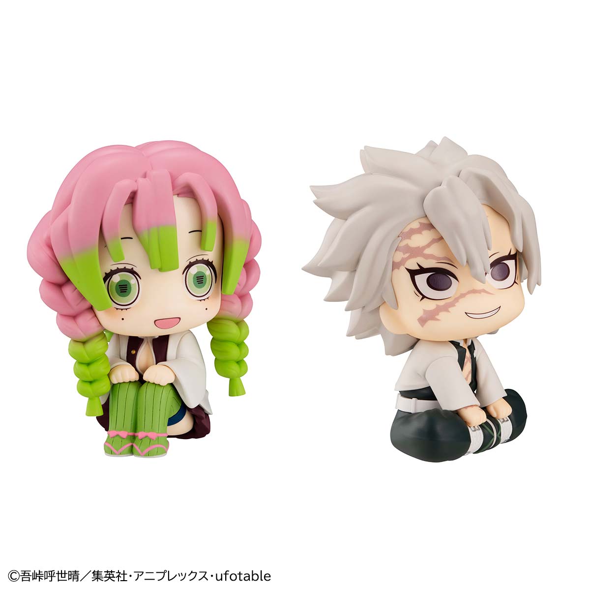 (PO) Look Up Series Demon Slayer: Kimetsu no Yaiba - Kanroji Mitsuri & Shinazugawa Sanemi w/Gift