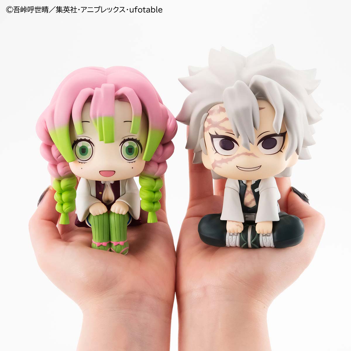 (PO) Look Up Series Demon Slayer: Kimetsu no Yaiba - Kanroji Mitsuri & Shinazugawa Sanemi w/Gift