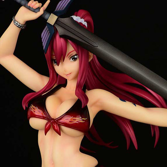 (PO) Fairy Tail Erza Scarlet Swimwear Gravure Style Ver. Fire (Re-issue)