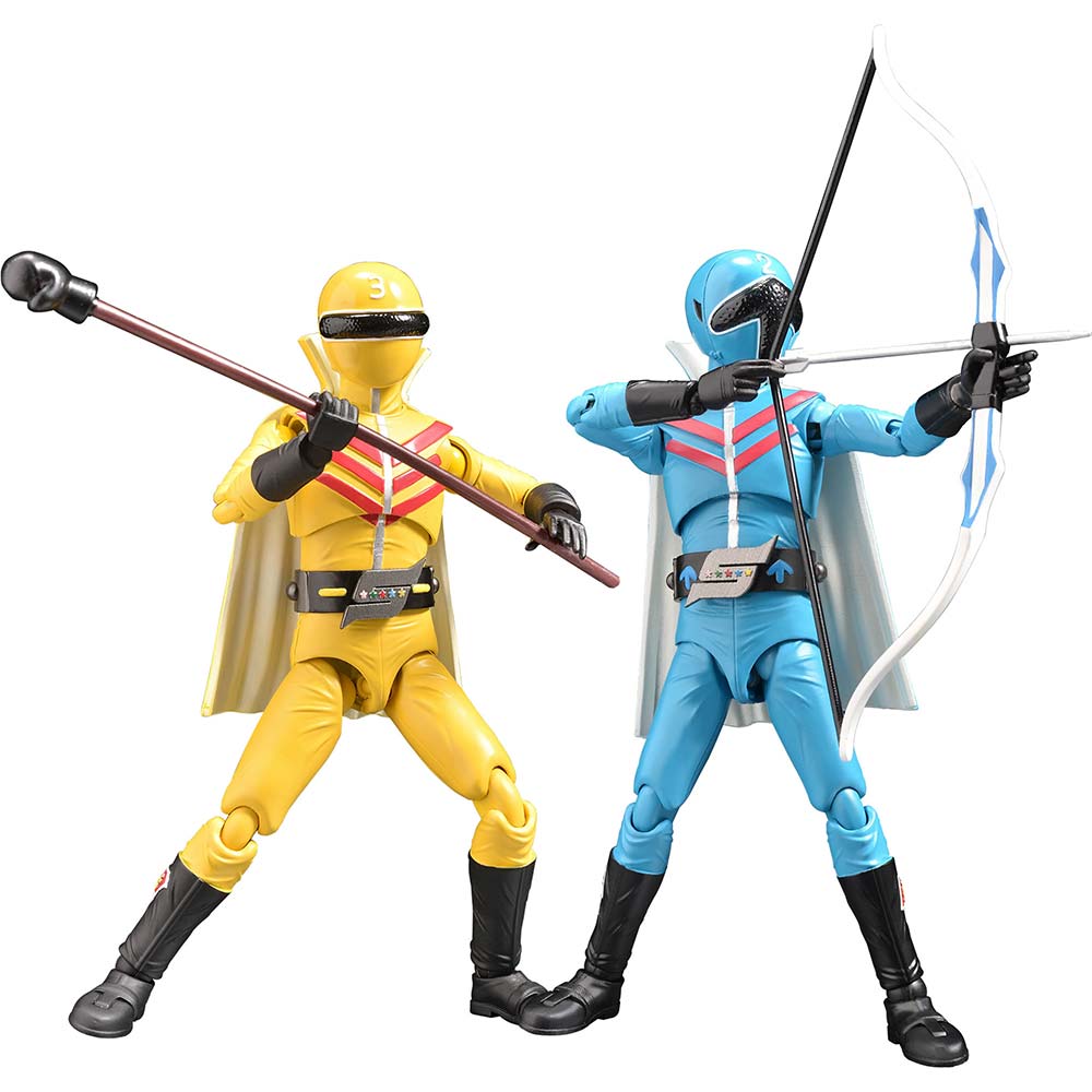 (PO) Hero Action Figure Series Toei Ver. Himitsu Sentai Gorenger - Aoranger & Kiranger