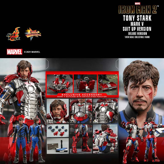 (PO) Television Masterpiece Series MMS600 - Iron Man 2 - Tony Stark (Mark V Suit Up Version) (Deluxe Version)