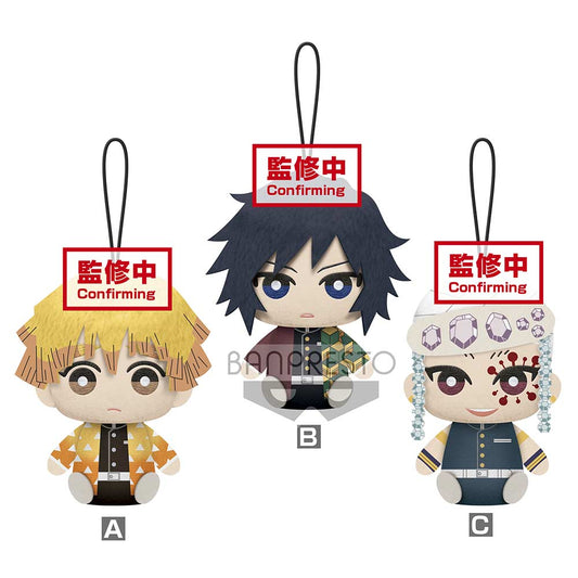 (PO) Demon Slayer: Kimetsu no Yaiba Plush Vol.2 - Zenitsu, Giyu & Tengen set