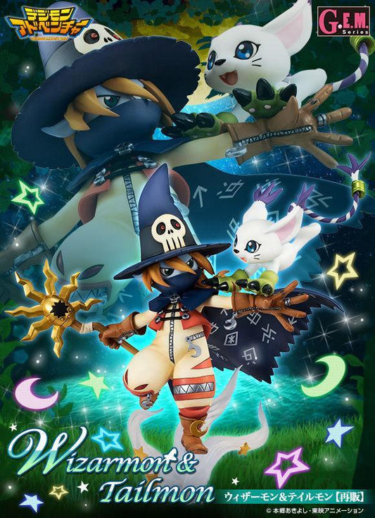 (PO) G.E.M. Series: Digimon Adventure - Wizardmon & Gatomon (Re-issue)