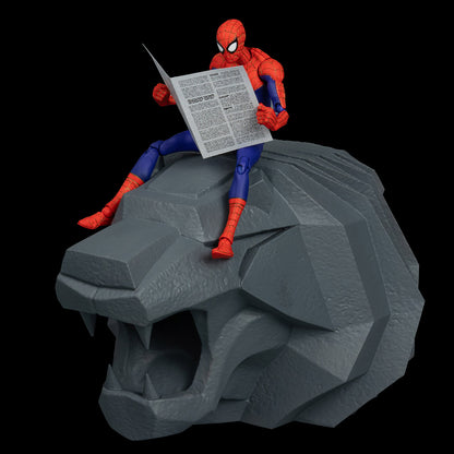 (PO) Spider-Man: Into the Spider-Verse SV-Action Peter B. Parker Spider-Man (w Statue)